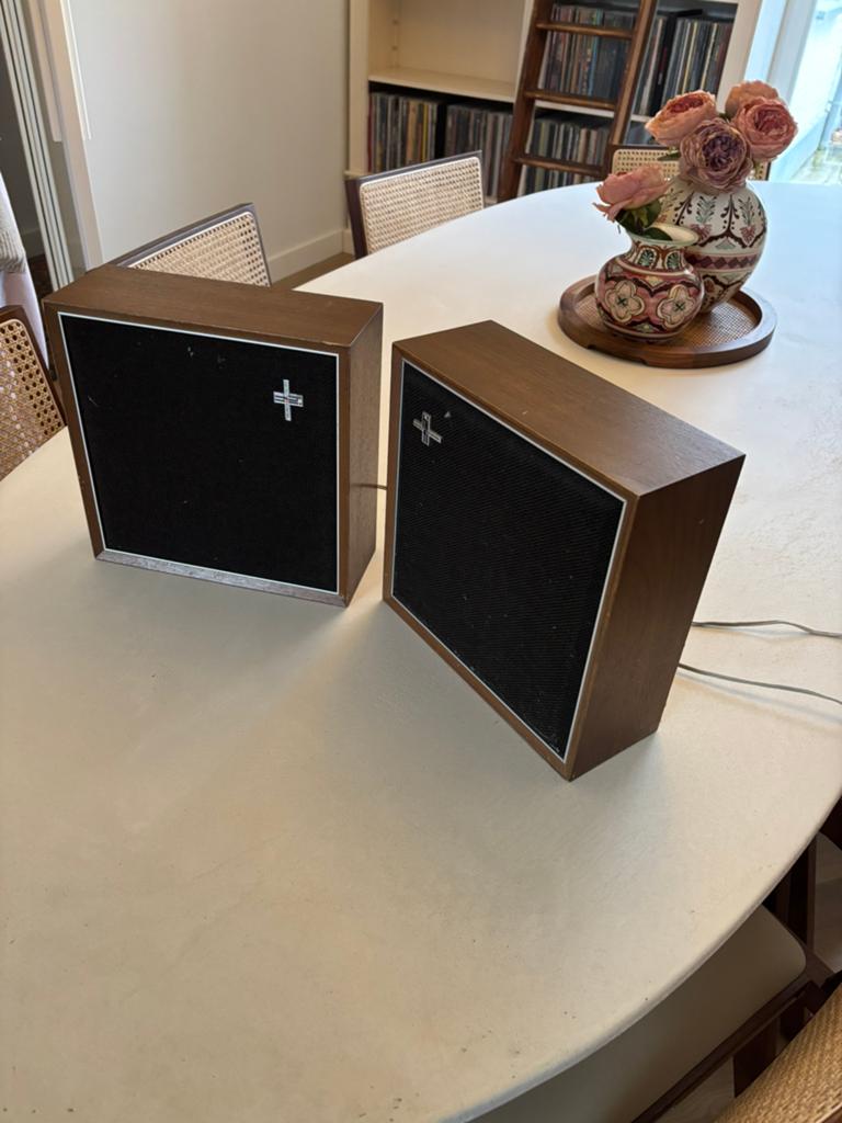 Vintage philips 22rh422 speakers, boxen teak hout, Audio, Tv en Foto, Ophalen of Verzenden, Zo goed als nieuw, Philips