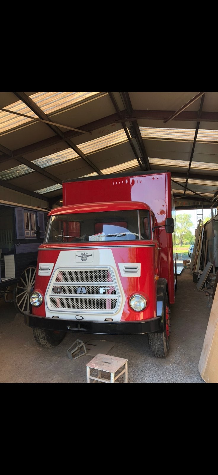 Camion oldtimer daf A1900DS 1968 kikker, Enlèvement, DAF, Direction