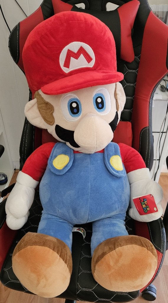 Jouet Super Mario XXL 90 cm neuf, Neuf, Avec étiquette, Enlèvement ou Envoi, Grand (plus de 80 cm)