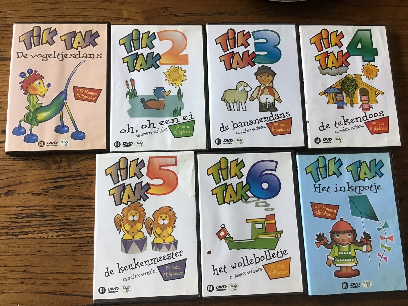 7 Dvd’s Tik Tak, Ophalen of Verzenden