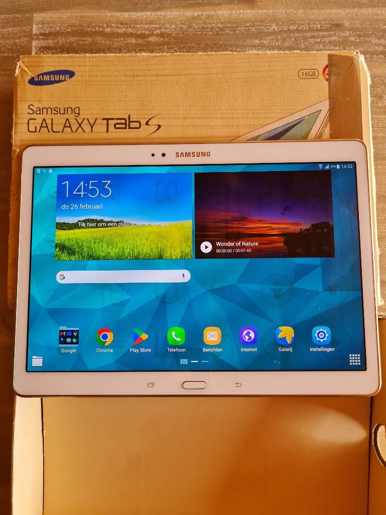 Tablet - Samsung Galaxy Tab S 10.5 LTE SM-T08, Computers en Software, Android Tablets, 10 inch, Samsung Galaxy Tab S 10.5 LTE SM-T08
