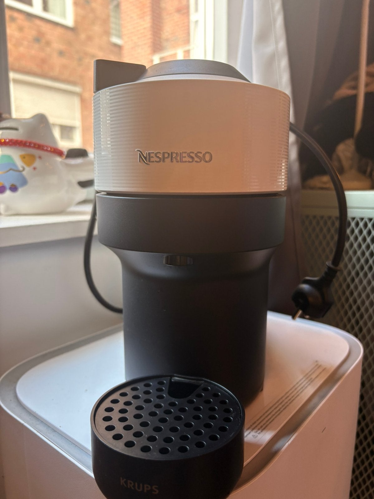 Nespresso Vertuo Next KRUPS – Blanche et Noire, Electroménager, Cafetières, Enlèvement, Comme neuf