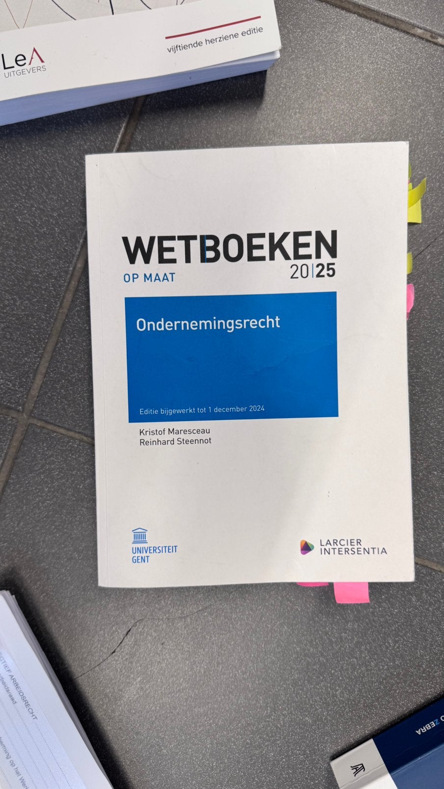 Wetboek ondernemingsrecht ugent, Boeken, Verzenden, Gelezen