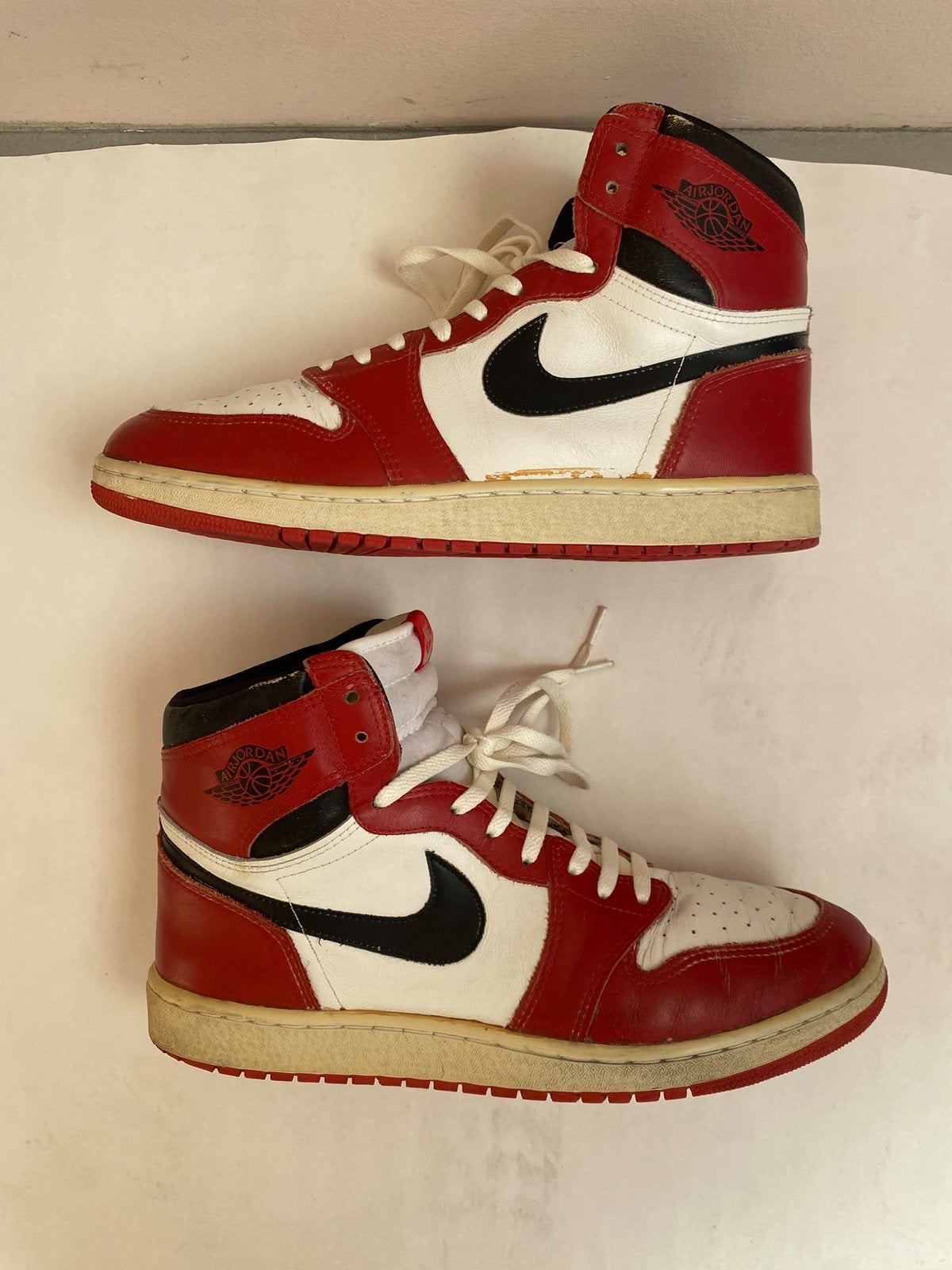 Jordan 1 High OG 1985 - authentiek, Ophalen of Verzenden, Zo goed als nieuw, Overige kleuren, Sneakers