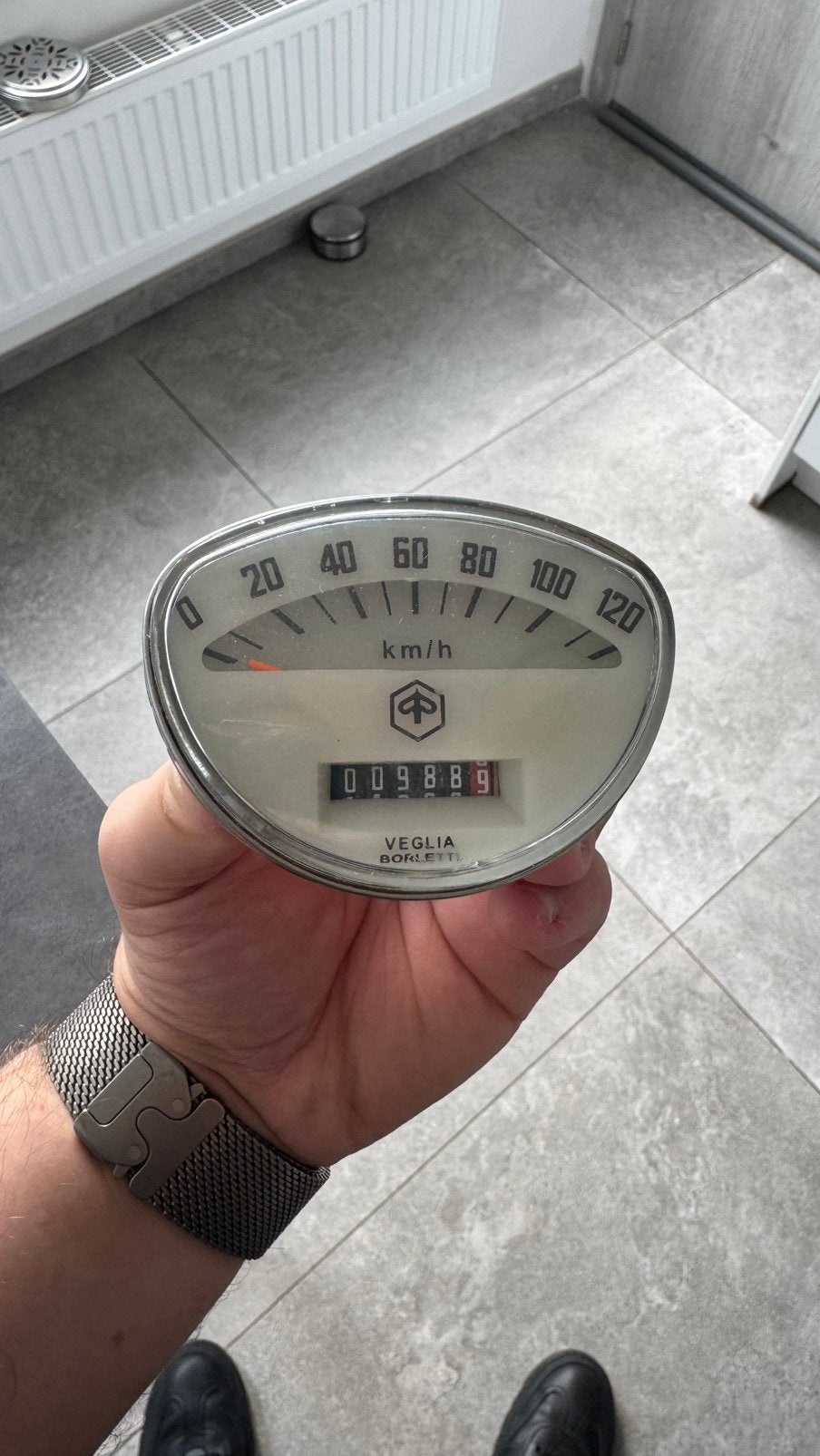 Compteur Vespa, Motoren, Ophalen, Gebruikt