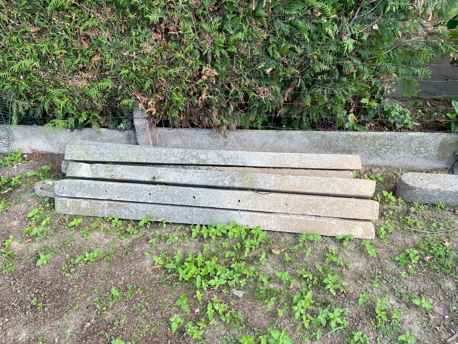 Poteaux en béton, Jardin & Terrasse, Enlèvement, Utilisé