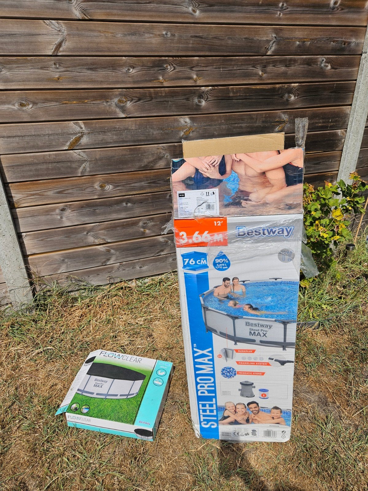 nieuw zwembad 3.66m Bestway Steel Pro Max, Jardin & Terrasse, Neuf, 200 à 400 cm, 300 cm ou plus, Rond