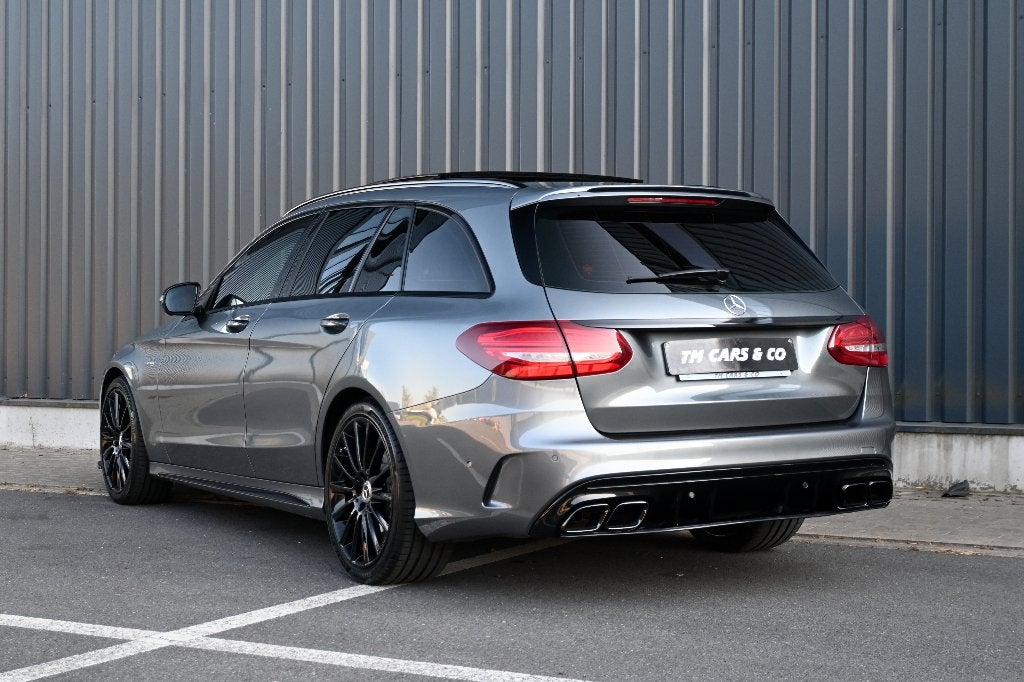 Mercedes C43 AMG 4MATIC HUD zetelkoeling Cam Designo PanoACC, Autos, Mercedes-Benz, Cuir, Argent ou Gris, Achat, Euro 6