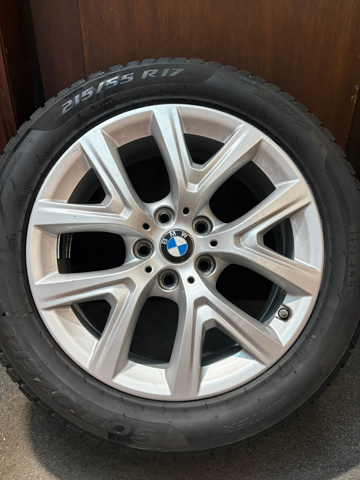 17 inch originele BMW X1 X2 winterbanden 5x112, Ophalen