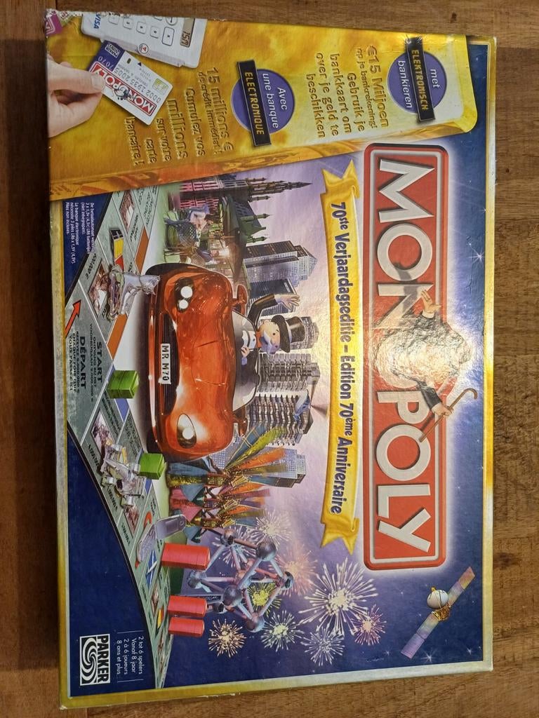 70e anniversaire du Monopoly., Enlèvement ou Envoi