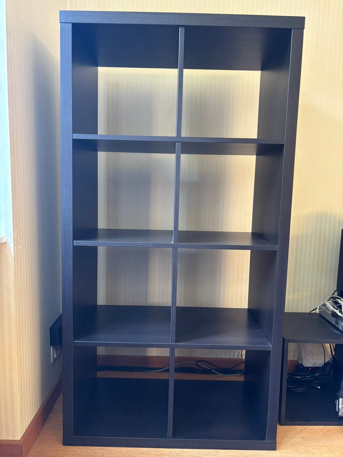 Étagère IKEA Kallax noire, Maison & Meubles, Enlèvement, Comme neuf, Étagère