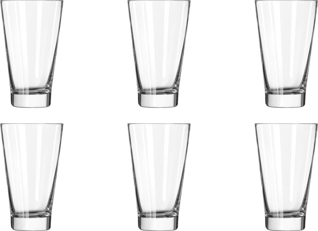 Nieuw | 6 longdrinkglazen 36cl York Royal Leerdam, Ophalen of Verzenden, Nieuw, Frisdrankglas