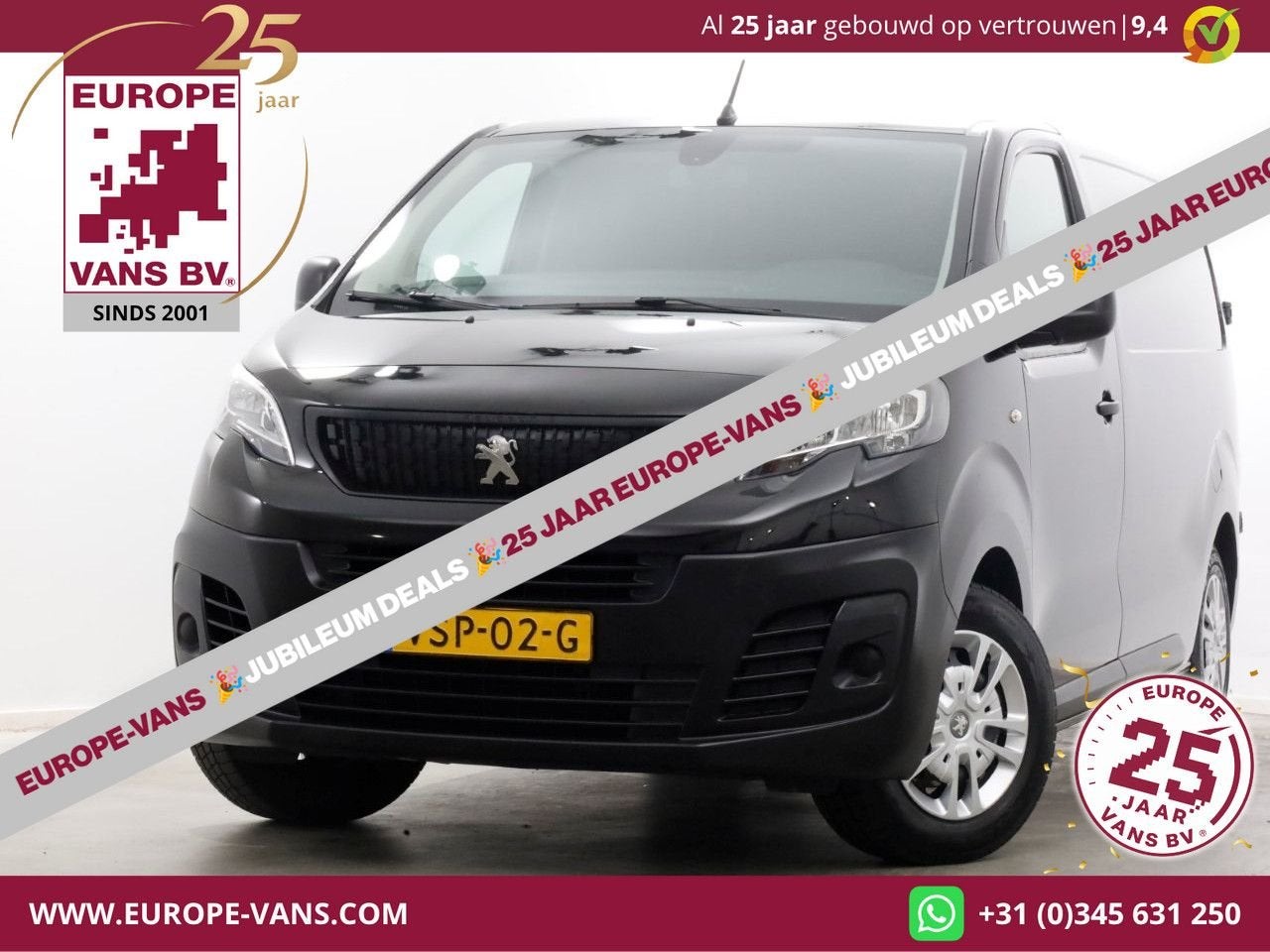 Peugeot Expert 1.5 BlueHDI 102pk L1H1 Standard Premium Airco, Auto's, 170 g/km, Zwart, Electronic Stability Program (ESP), Bedrijf