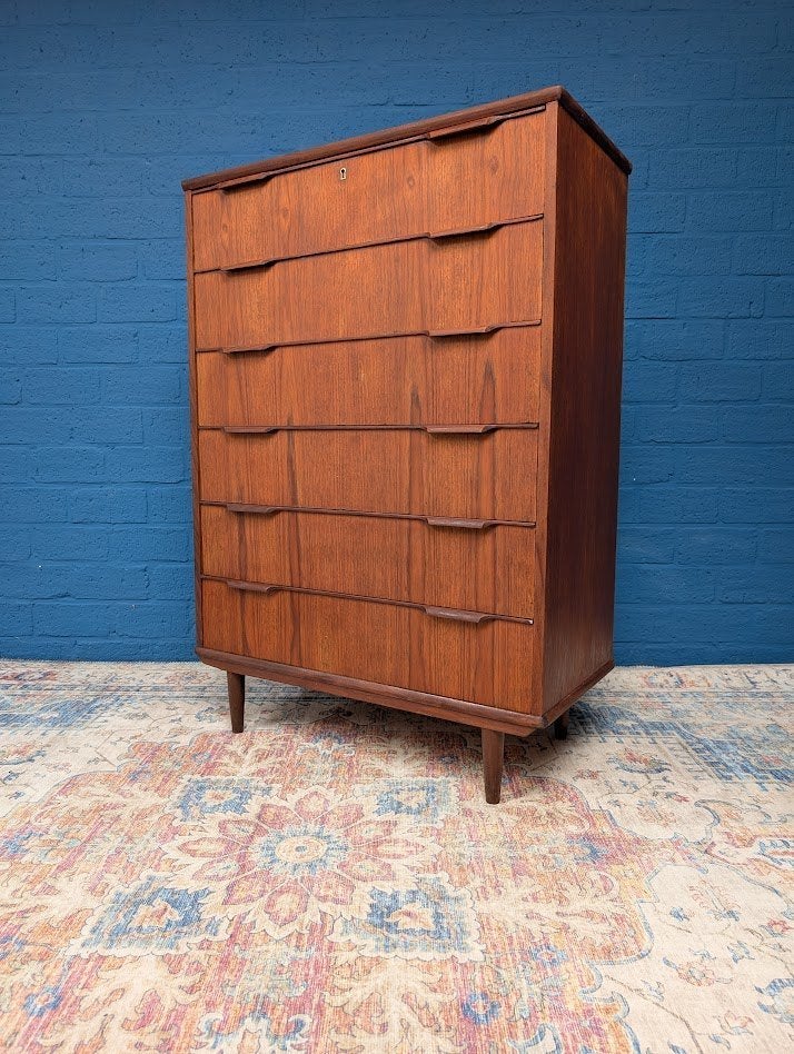 Vintage grote ladekast, Ejsing Møbelfabrik, jaren 60, Ophalen, Huis en Inrichting