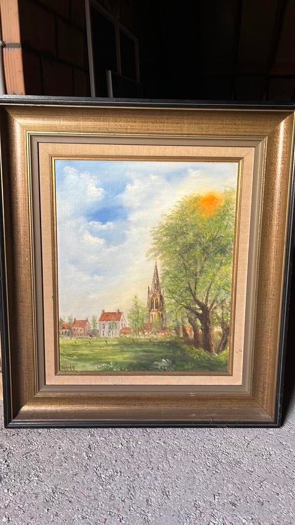 Tahon Georges schilderij, Ophalen