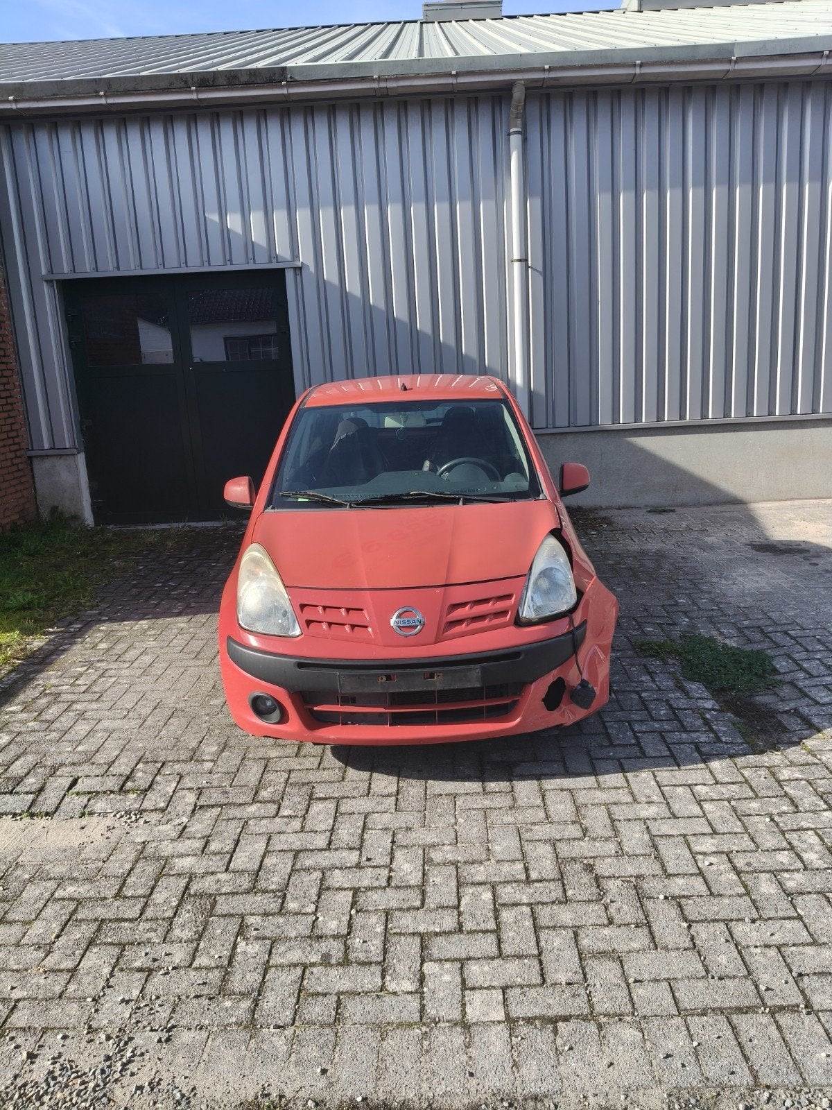 Nissan Pixo 2009 Export/onderdelen met schade., Auto's, Voorwielaandrijving, Euro 5, Handgeschakeld, 5 deurs