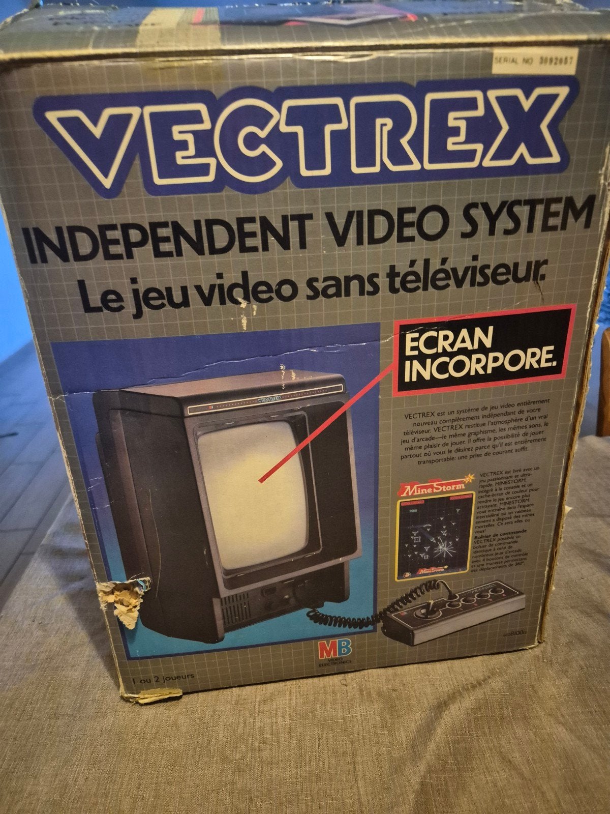 Vectrex compleet in doos matching serie nr, Consoles de jeu & Jeux vidéo, Enlèvement