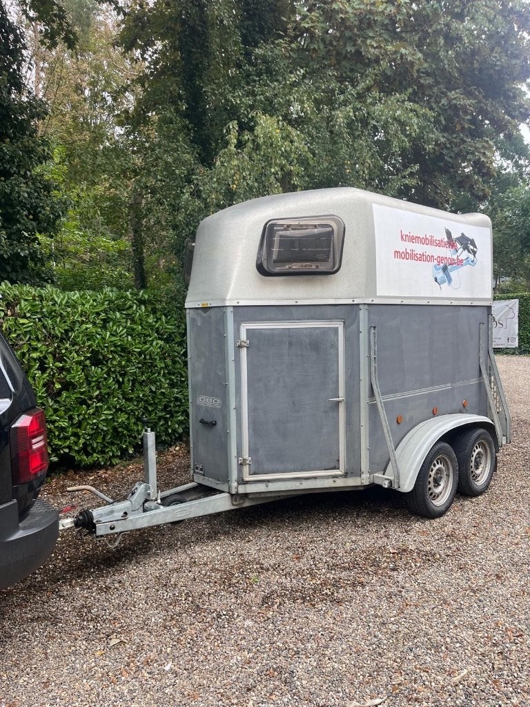 Böckmann Duo paardentrailer, 2-paards, dubbele as, Dieren en Toebehoren, Ophalen, Gebruikt, Polyester, 2-paards trailer