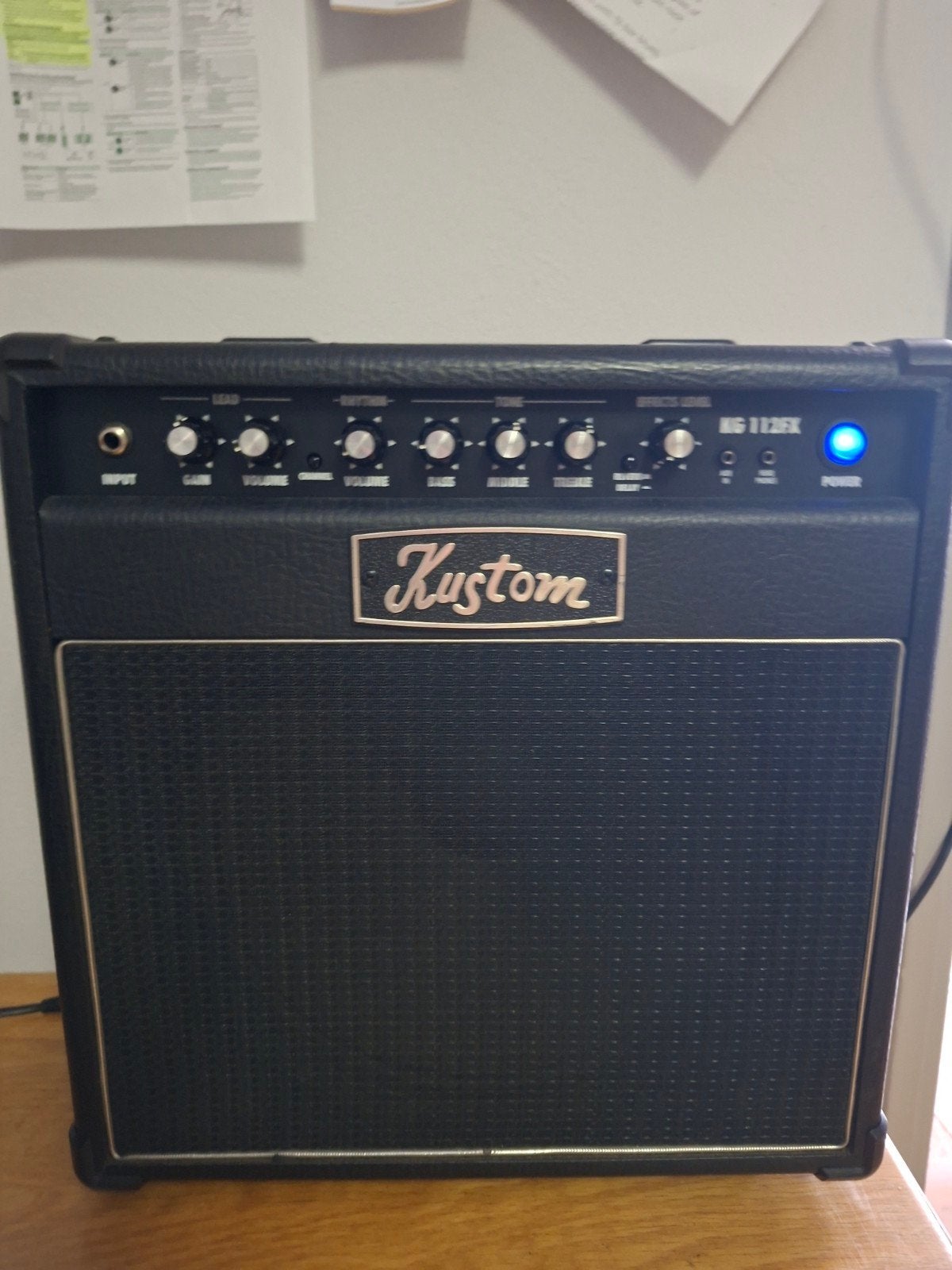 Kustom kg112fx versterker, Enlèvement