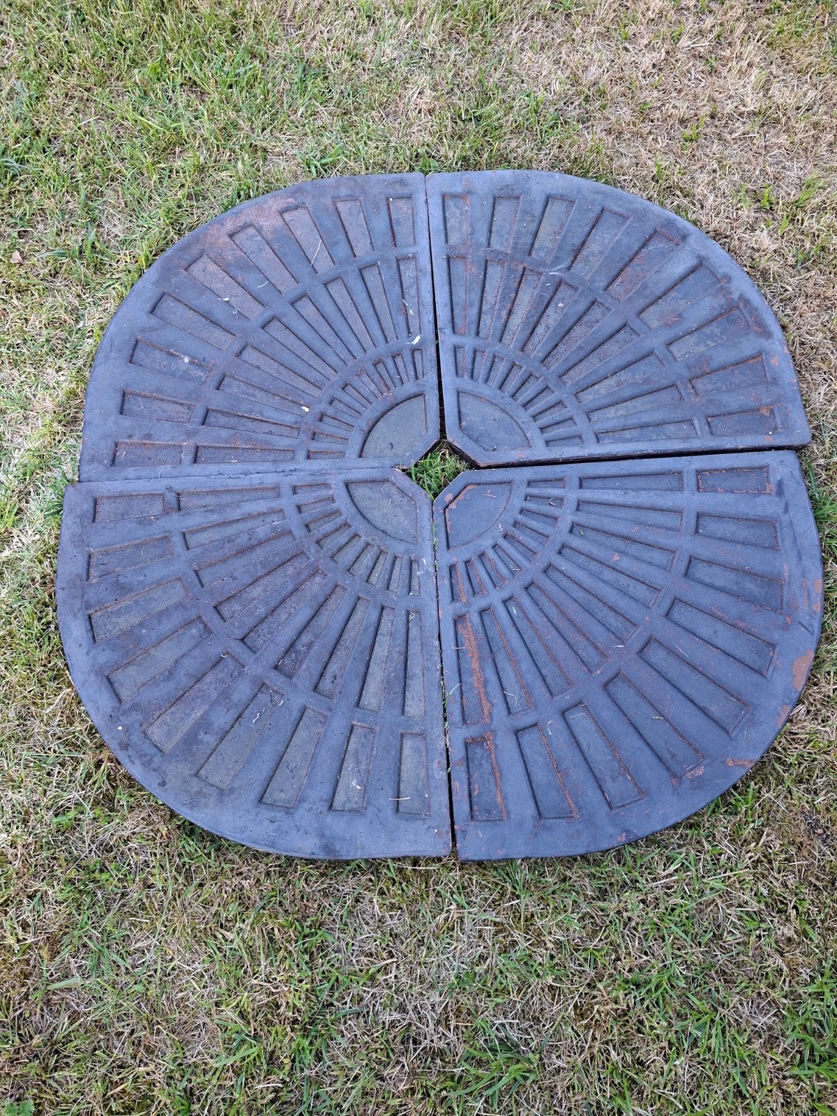 Tegels voor kruis voetstuk parasol, Tuin en Terras, Parasols, Ophalen
