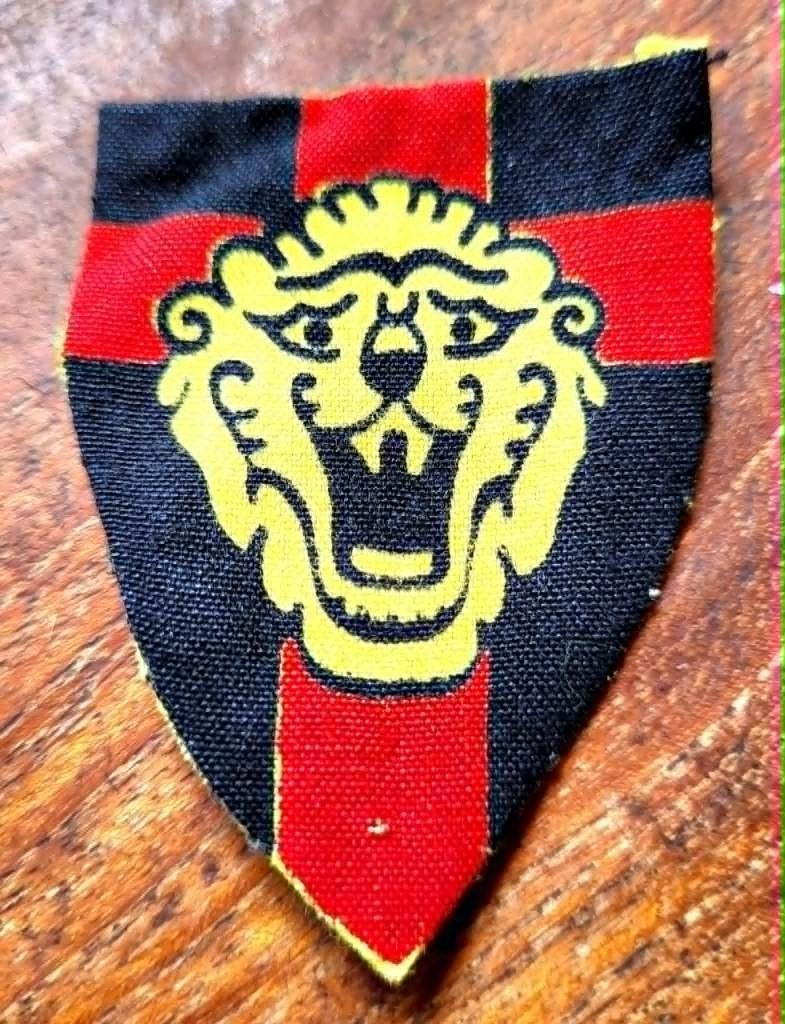 Origineel insigne Brigade Piron, Verzamelen, Ophalen of Verzenden, Landmacht, Embleem of Badge