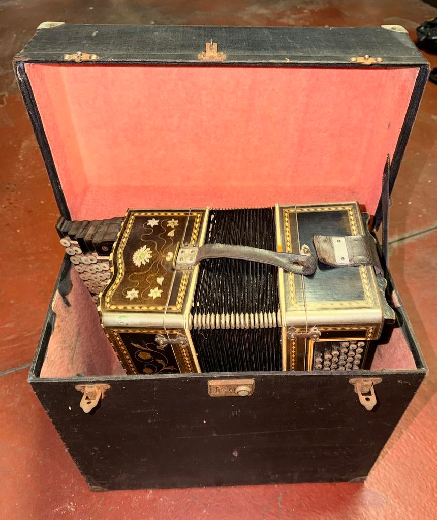 Ancient Bandoneon A. De Waele Bruxelles + doos, Muziek en Instrumenten, Accordeons, Zo goed als nieuw, Ophalen of Verzenden