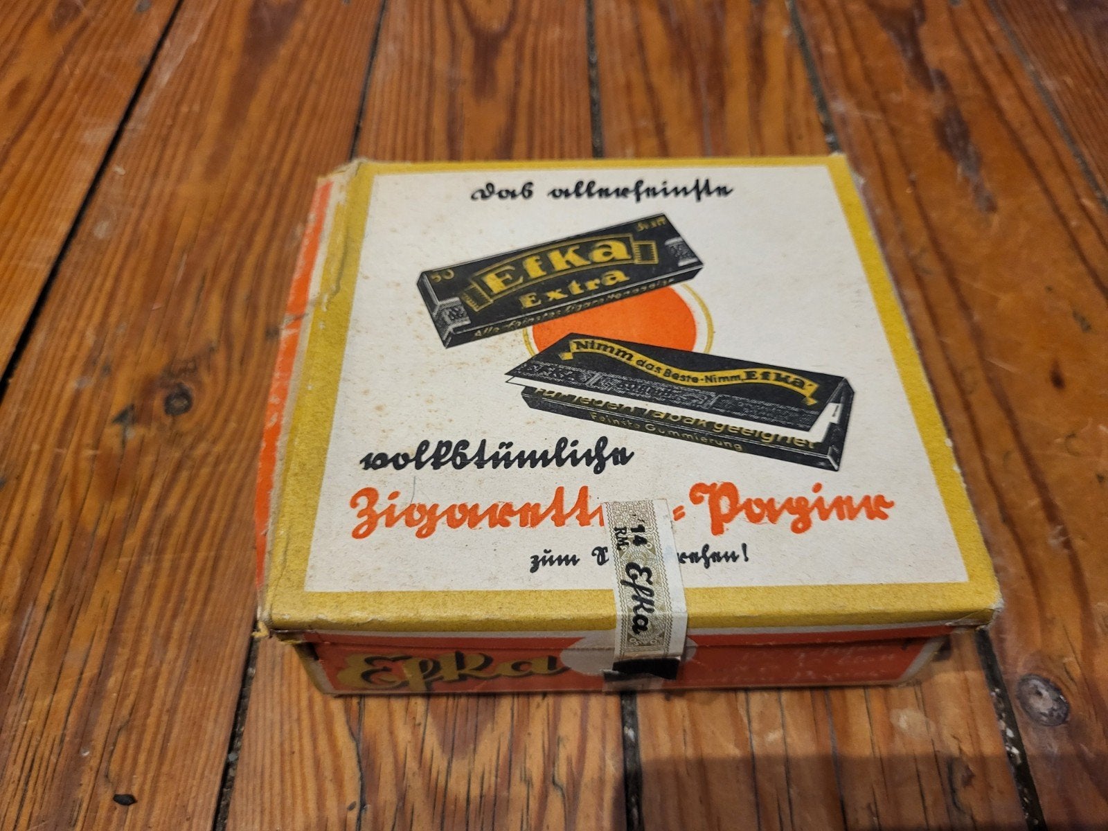 Boîte complète papier cigarette Efka, Allemagne 2WW, Collections, Envoi