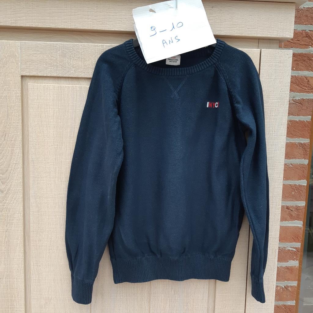 Navy sweater TAO, maat 10 jaar, Trui of Vest, Ophalen of Verzenden, Zo goed als nieuw, TAO