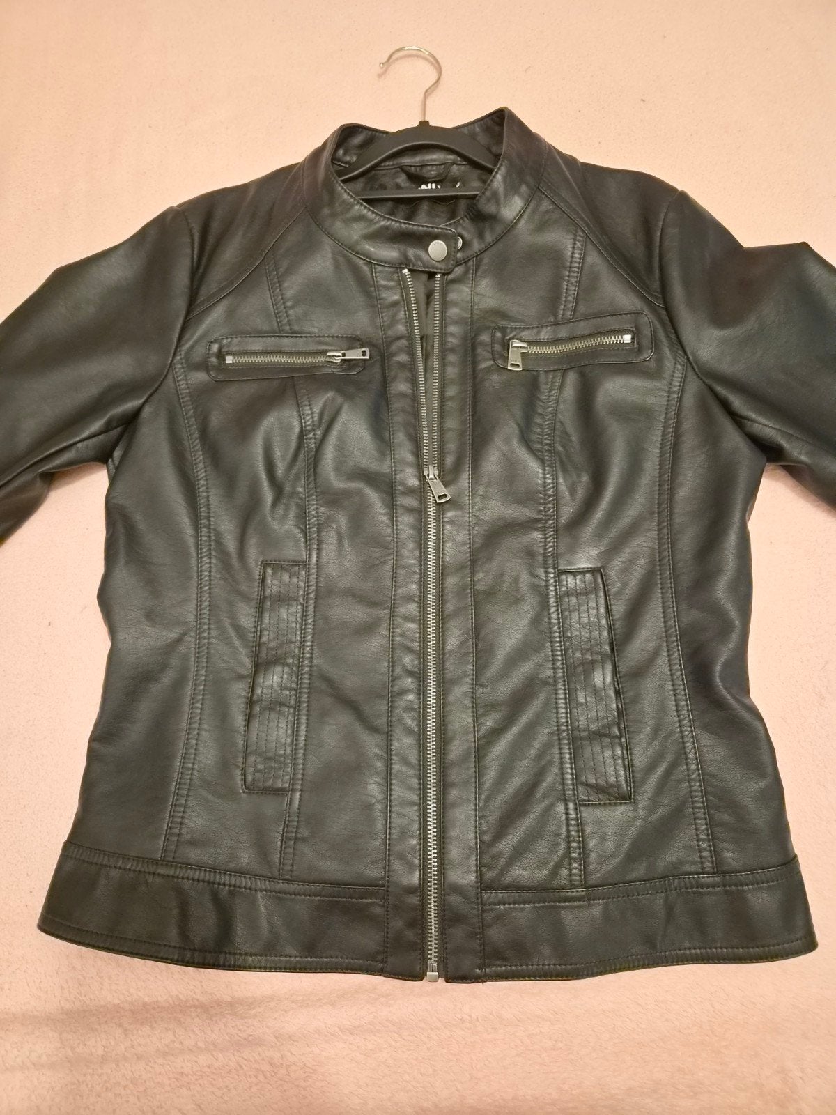 veste en similicuir de la marque Only, Enlèvement ou Envoi, Taille 46/48 (XL) ou plus grande, Noir