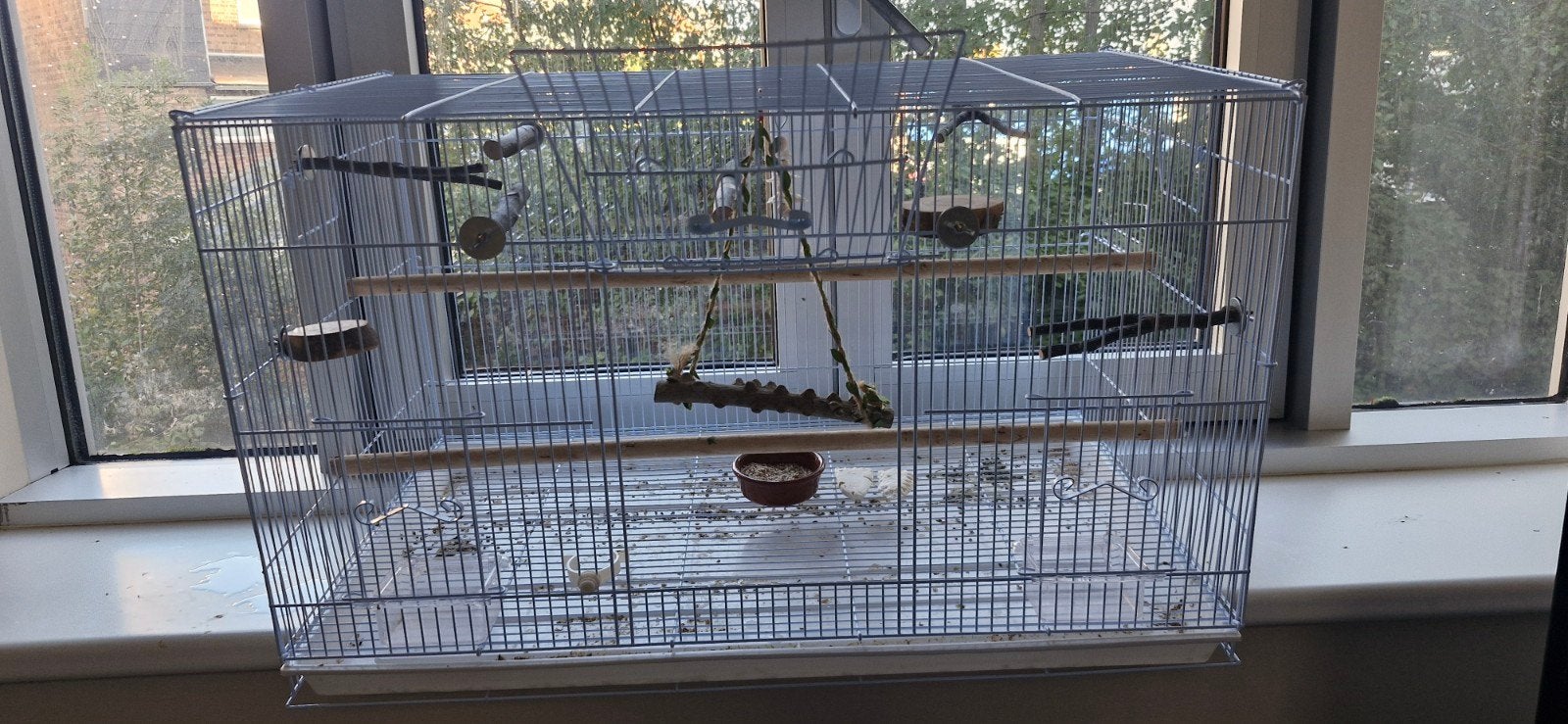 Grande cage à oiseaux, Animaux & Accessoires, Enlèvement, Comme neuf, Cage à oiseaux