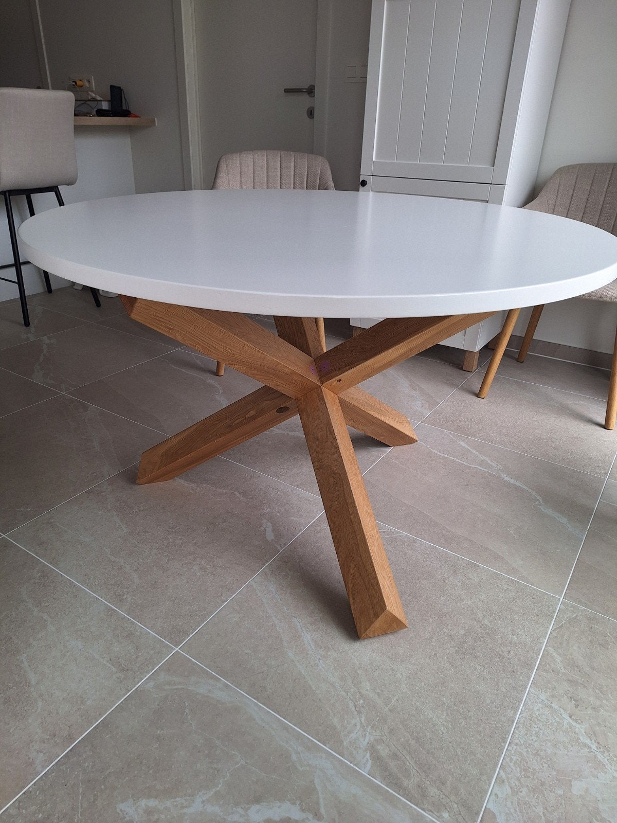 Prachtige ronde tafel Kave 120 cm, Ophalen