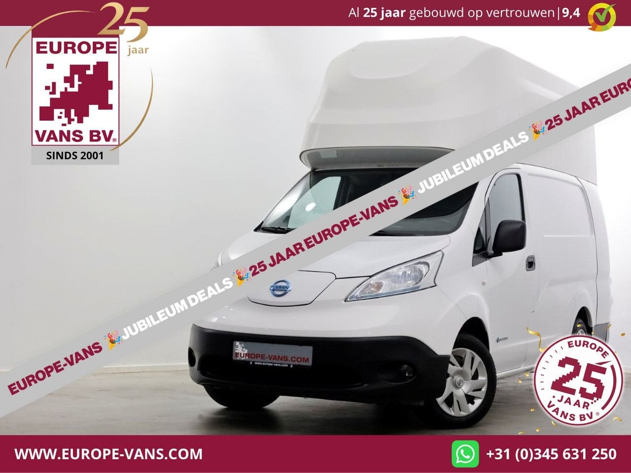 Nissan e-NV200 L2H2 Optima 40 kWh 100% Elektrisch Snellader, Autos, Achat, Entreprise, Carnet d'entretien, Automatique