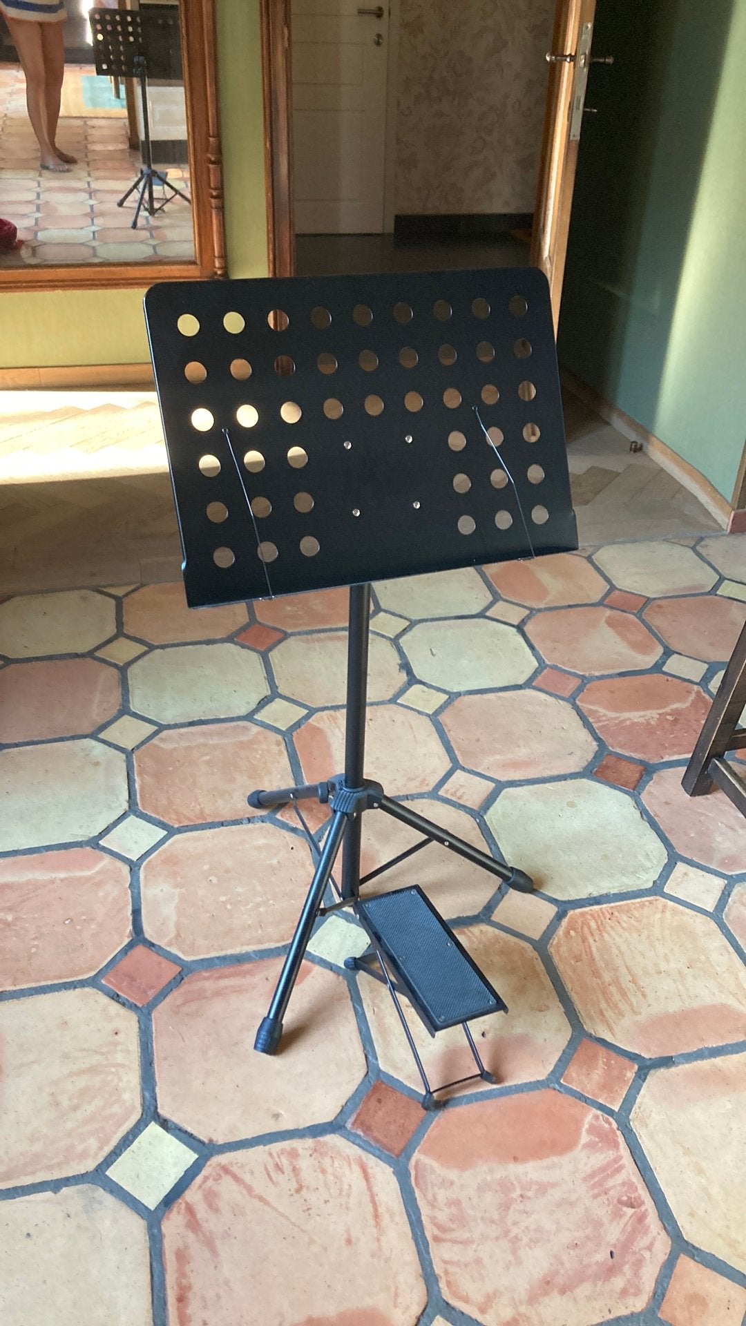 Pupiter en voetsteun, Musique & Instruments, Pieds, Enlèvement, Comme neuf, Guitare