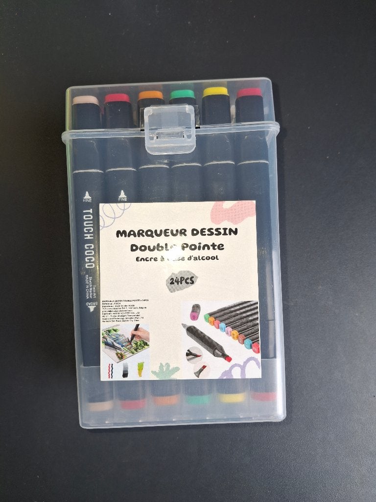 Marqueurs double pointe, Hobby & Loisirs créatifs, Enlèvement ou Envoi, Neuf, Crayon ou Feutre
