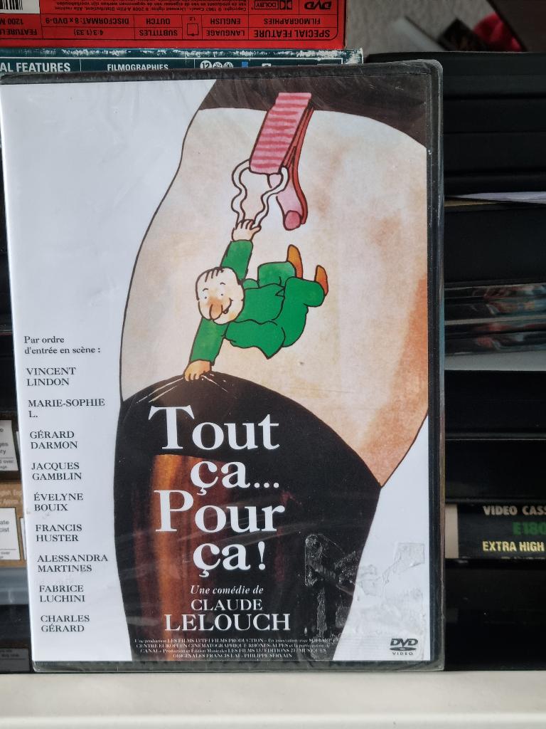 Tous ca....Pour ca!, Claude Lelouch, Fabrice Luchini,, Cd's en Dvd's, Ophalen of Verzenden