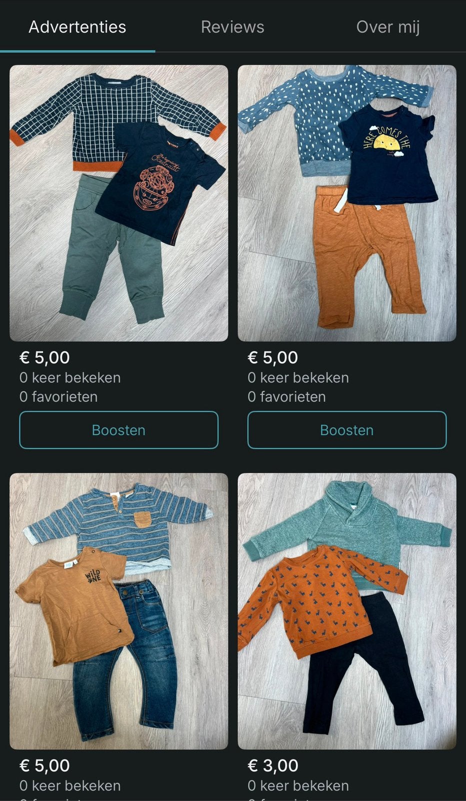 Pakket kleding maat 80, Enlèvement ou Envoi, Comme neuf, Taille 80
