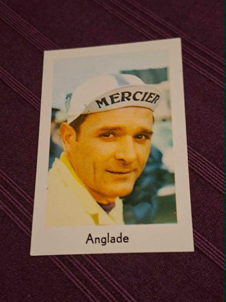 Prentje/Chromo : Henry Anglade / Mercier, Ophalen of Verzenden, Zo goed als nieuw, Poster, Plaatje of Sticker