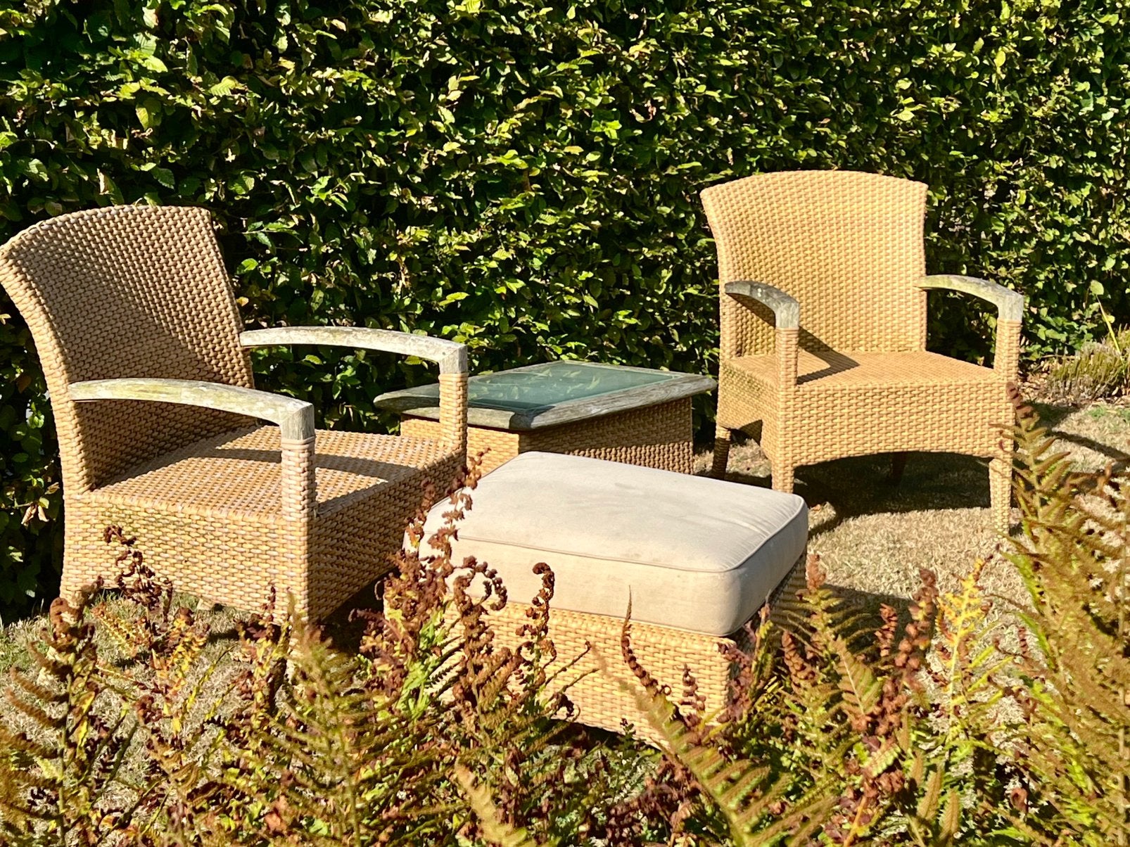 Tuinset Gloster, Jardin & Terrasse, 3 places, Salons de jardin, Table d'appoint, Comme neuf