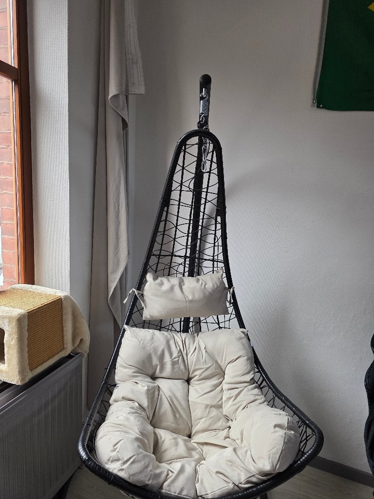 CHAISE SUSPENDUE - INTERIEUR/EXTERIEUR, Enlèvement, Neuf, Rotin, Ajustable