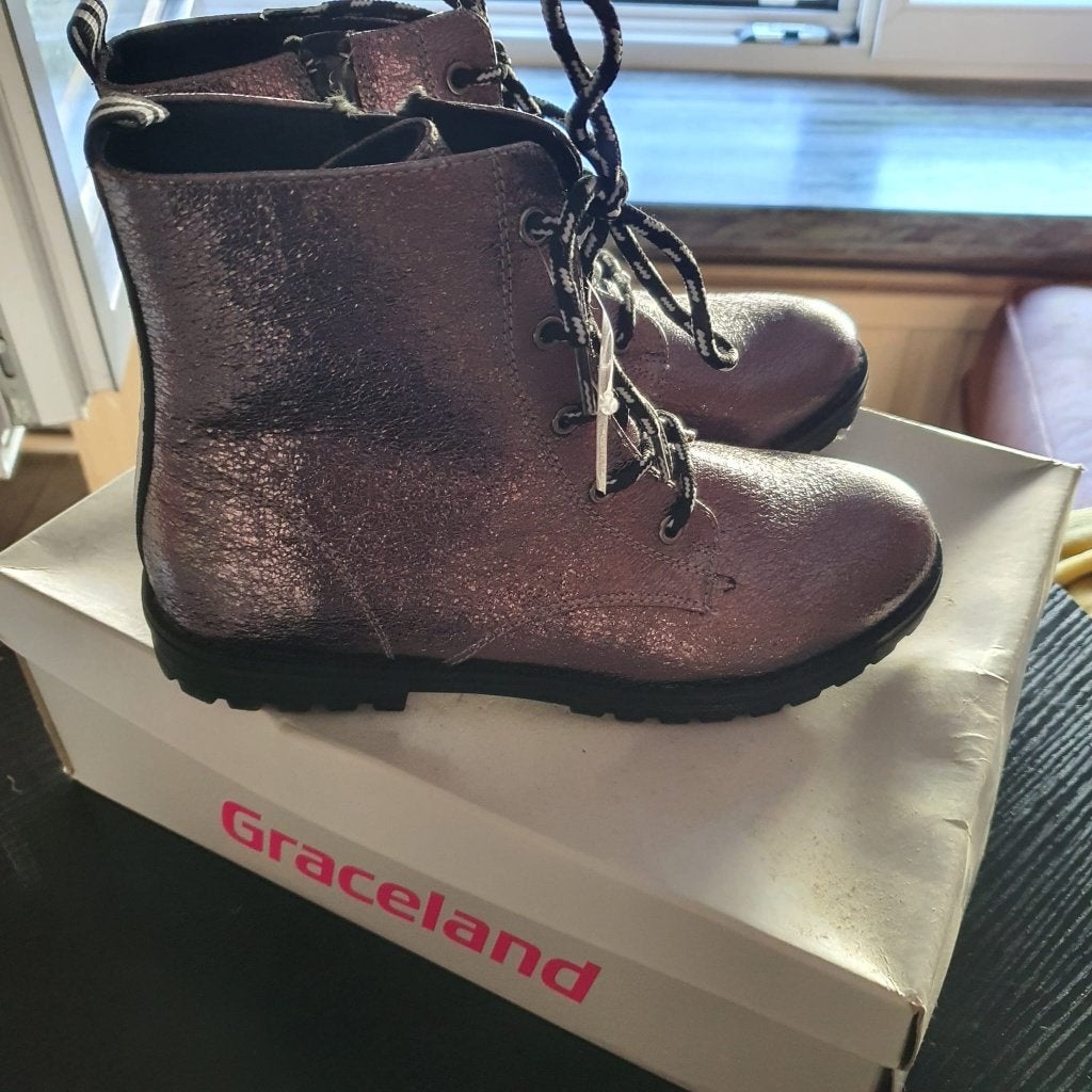 Nieuwe dameslaarzen bruin-bordeaux maat 36, Ophalen of Verzenden, Nieuw, Bruin