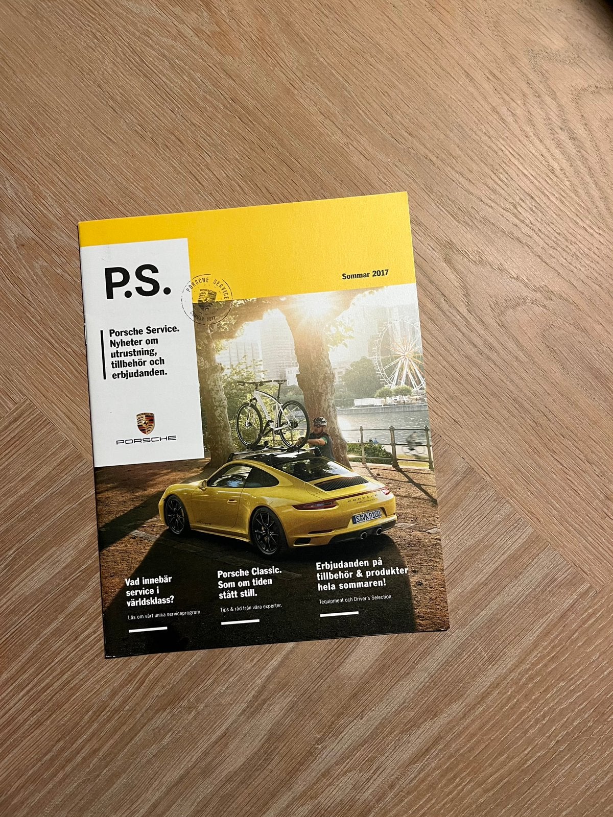 Porsche zomer 2017 Zweedse editie 991.2, Ophalen of Verzenden, Porsche