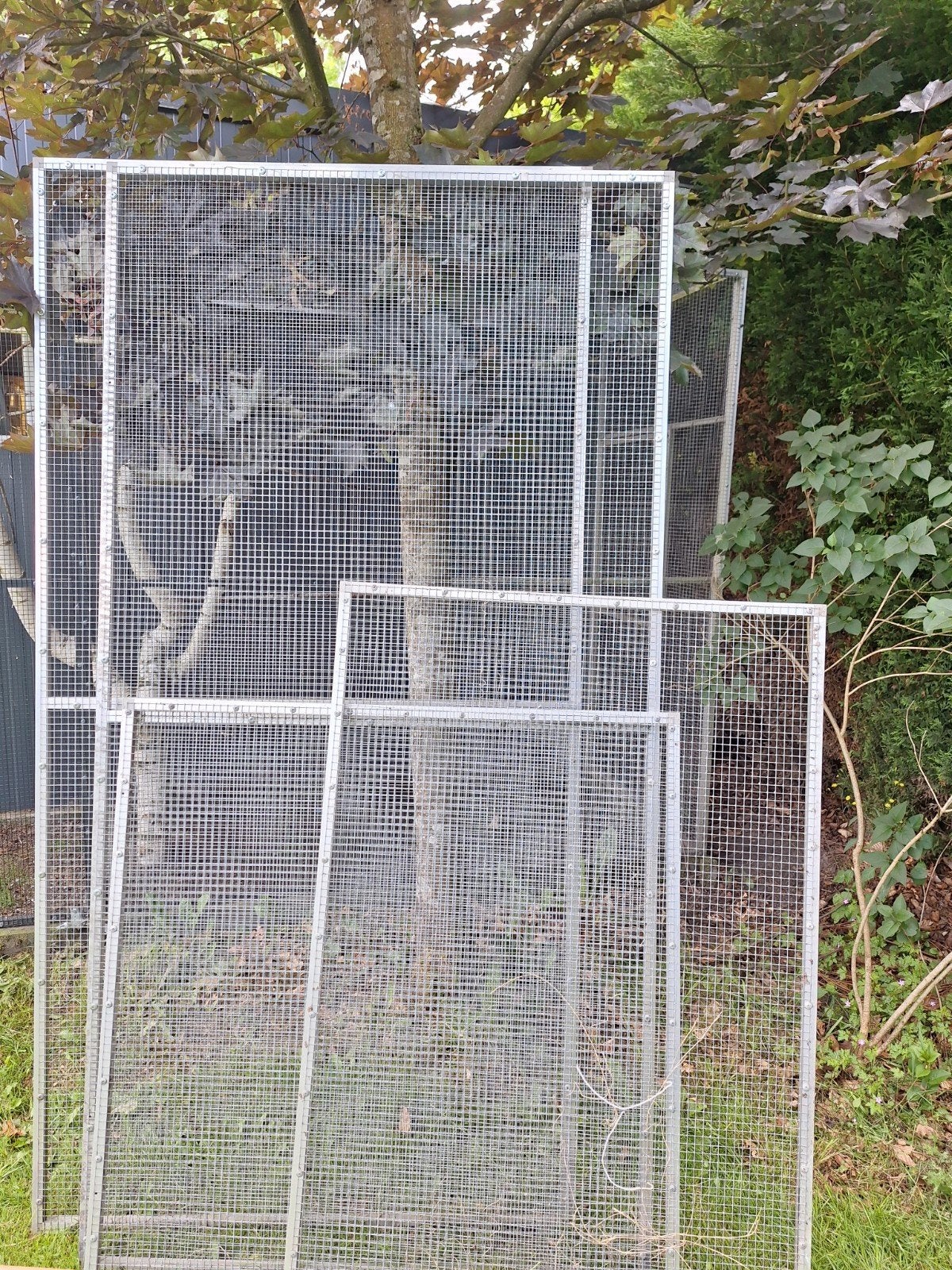 Voliere panelen, Ophalen