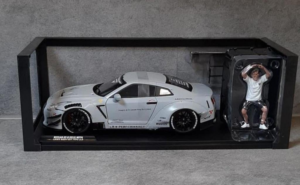 Nissan GT-R (R35)
With LBWK Body Kit type 2.0/1:18/NIEUW, Ophalen of Verzenden, Nieuw, Auto, Solido