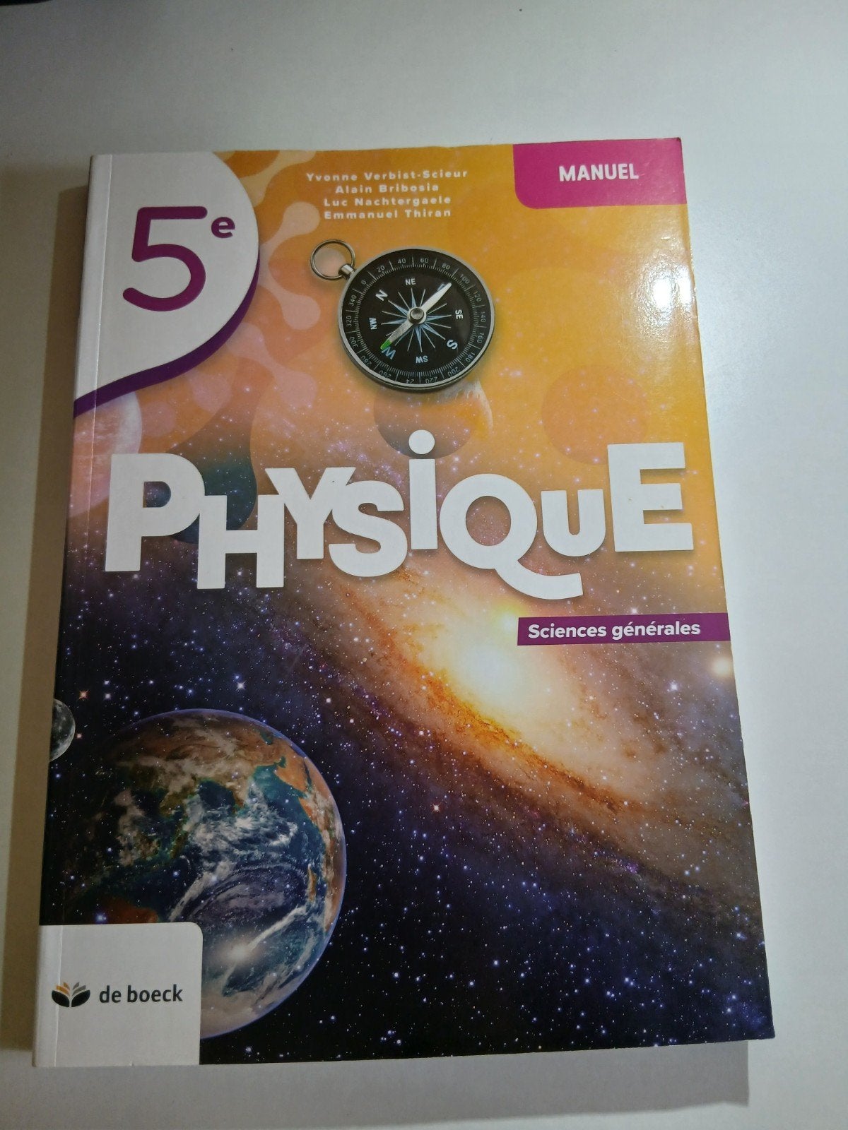 PHYSIQUE 5e sciences générales de boeck, Livres, Enlèvement, Physique
