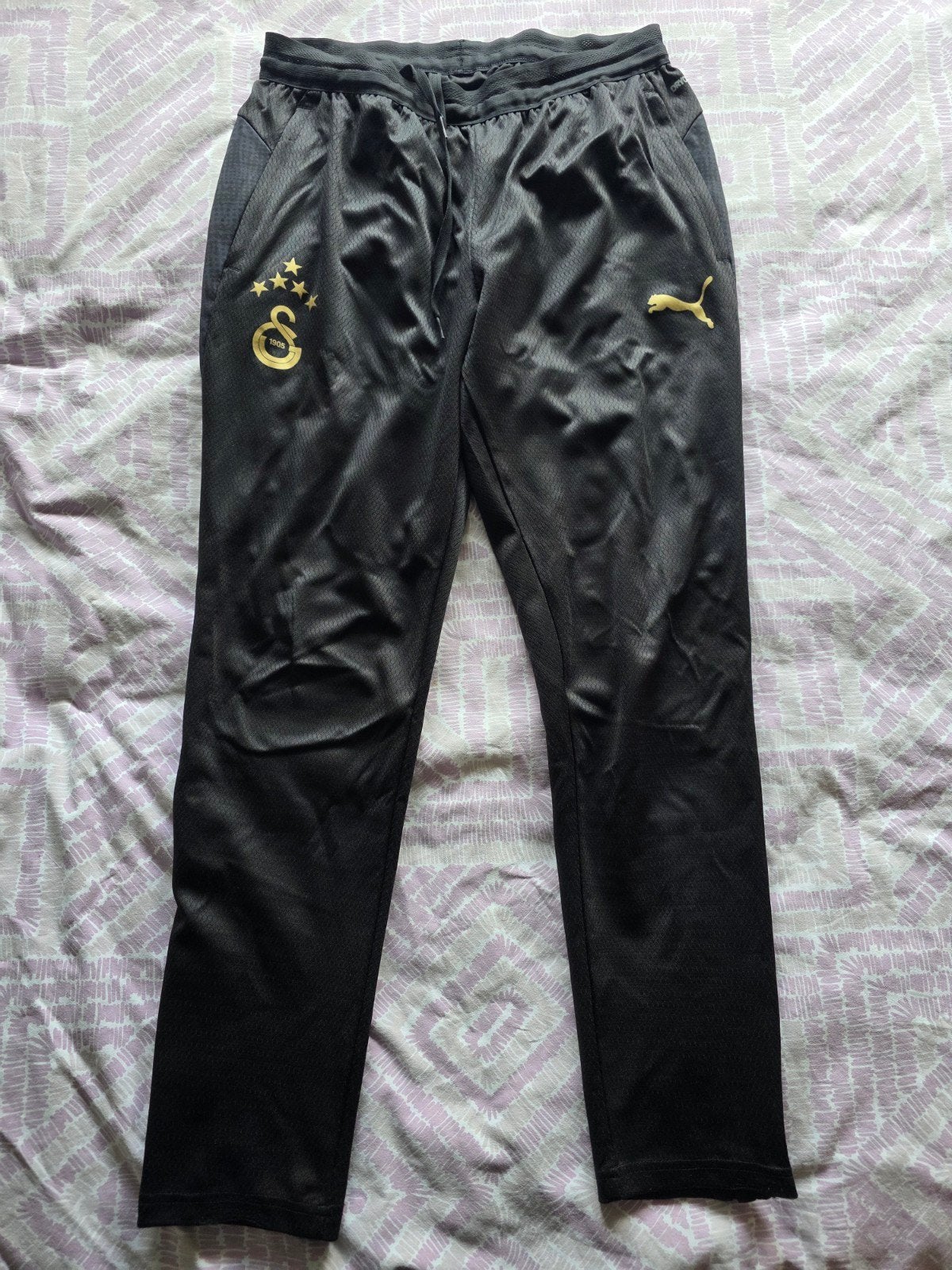 Galatasaray trainingsbroek, Maat 48/50 (M), Zwart, Ophalen of Verzenden, Zo goed als nieuw