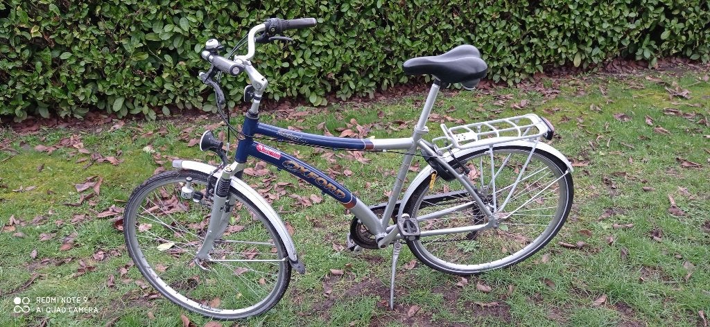 Herenfiets merk Oxford met 6 versnellingen, Fietsen en Brommers, Velgrem, Versnellingen, 49 tot 53 cm, Zo goed als nieuw
