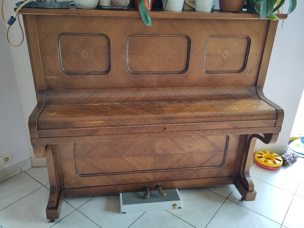 Piano droit, Enlèvement, Utilisé, Brun, Piano
