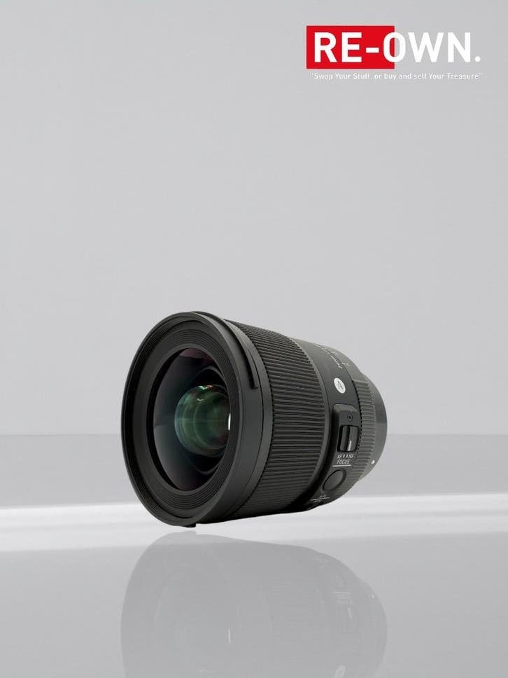 Sigma 24mm F/1.4 DG DN Art | Sony E | Full-Frame | Topstaat, Sony E-mount, Sigma, ., Lensdoppen