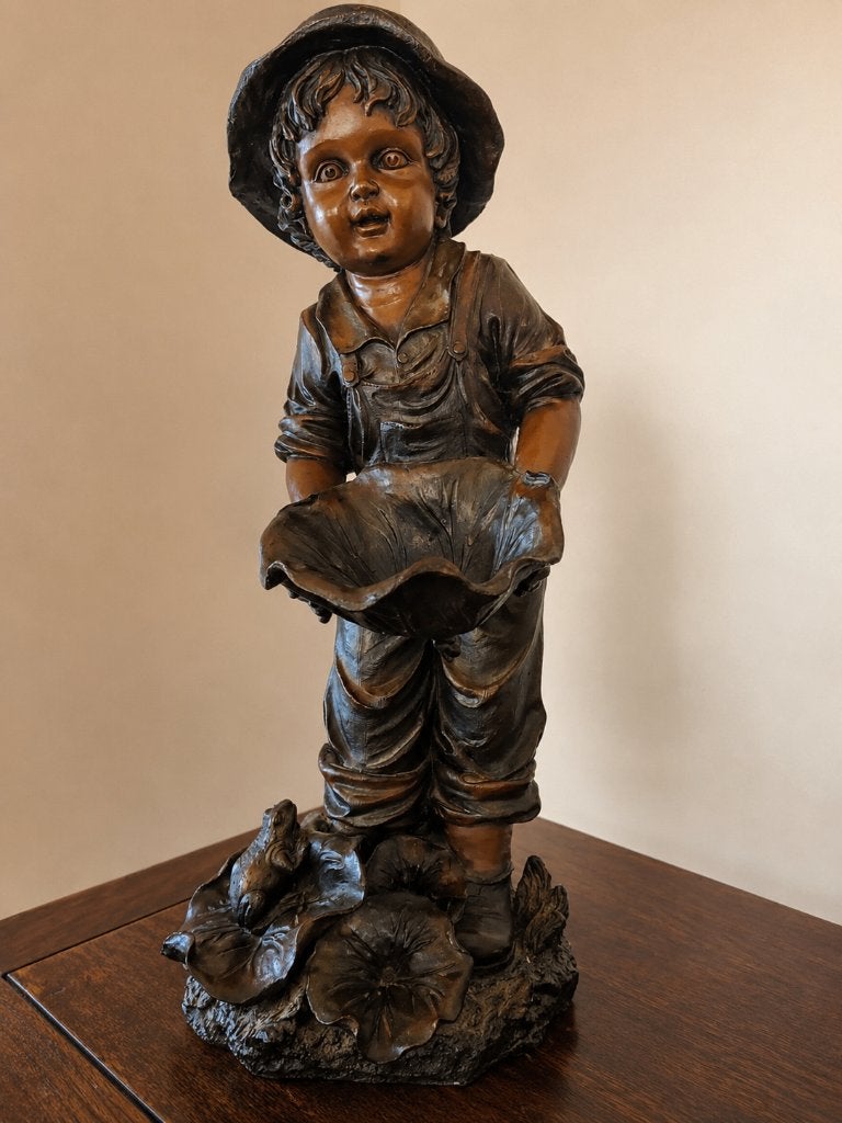 Statue décorative Art Nouveau, Comme neuf, Enlèvement, Brun, Autres matériaux