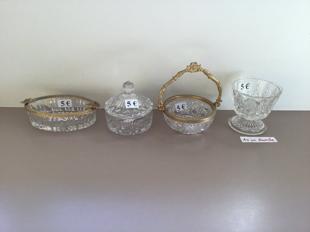 6 mooie decoratieve schaaltjes aan 5 euro, Antiek en Kunst, Curiosa en Brocante, Ophalen of Verzenden